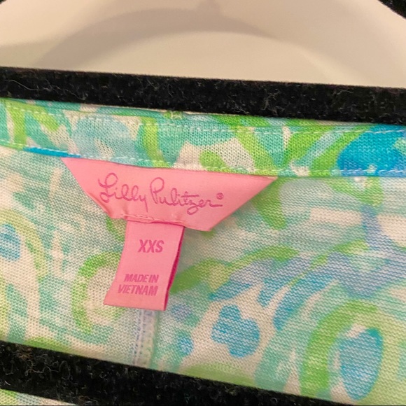 Lilly Pulitzer Any Fins Possible Duval Top XXS - Picture 3 of 4